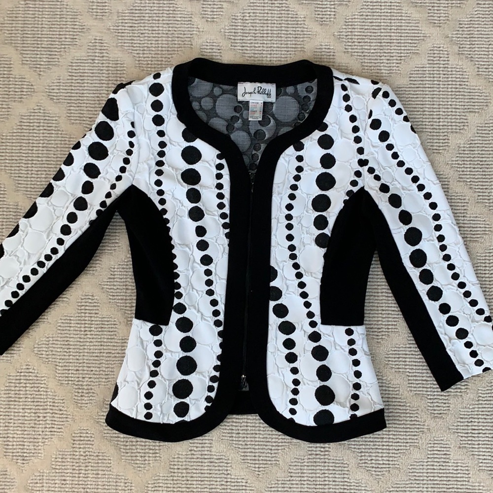 Joseph Ribkoff textured fitted jacket